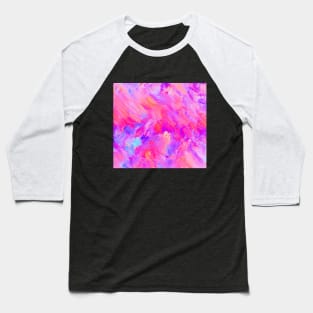 Vibrant Abstract Painting Baseball T-Shirt